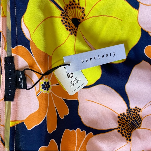 Sanctuary Night Ride Midi Skirt in Days Into Nights Size 10 NWT - Picture 7 of 9